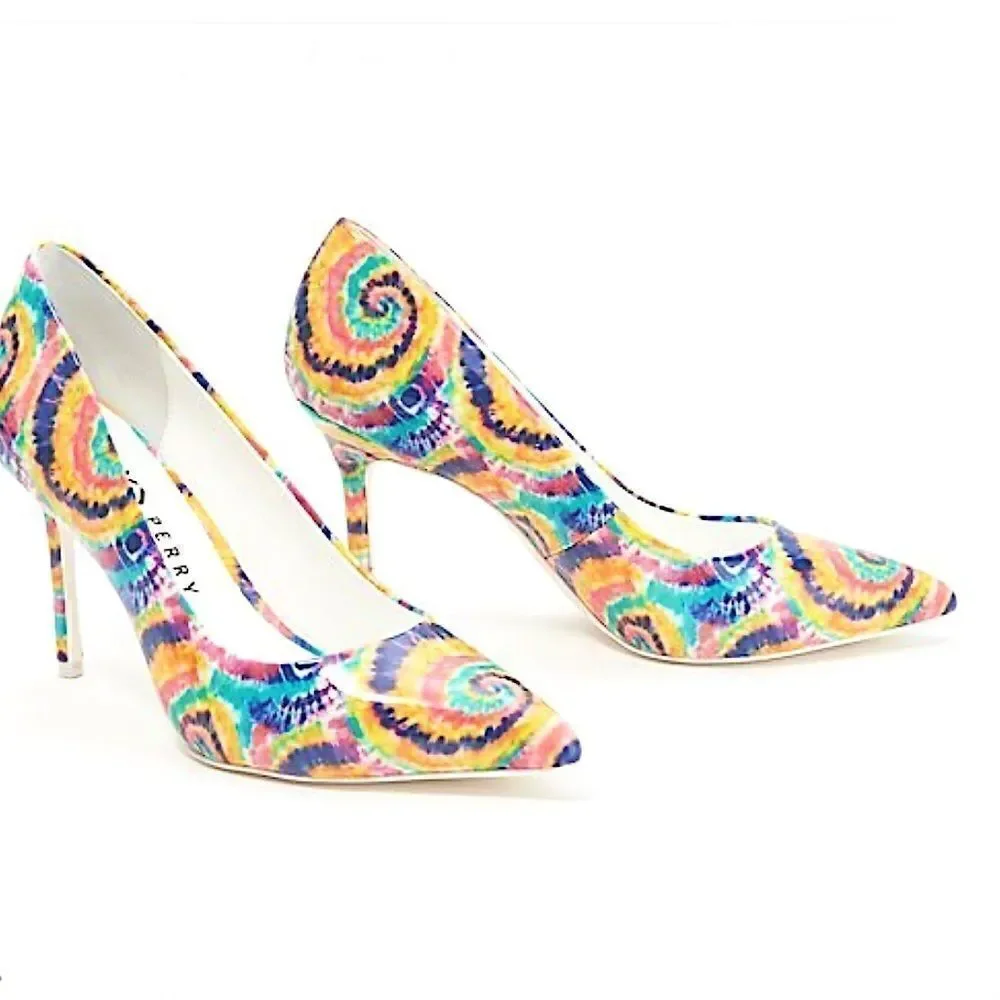 Katy Perry Sissy Pointed Toe Tie Dye Heeled Pump